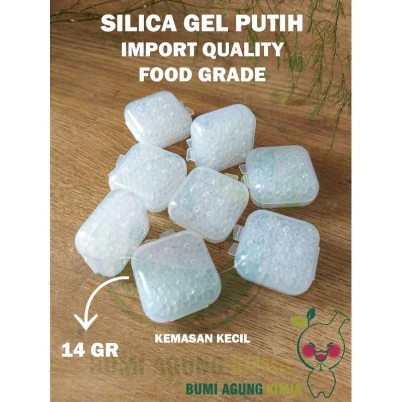 Jual Silica Gel Putih Kotak Silika Gel Putih Box kecil 14 gram di Seller Toko Bumi Agung Group