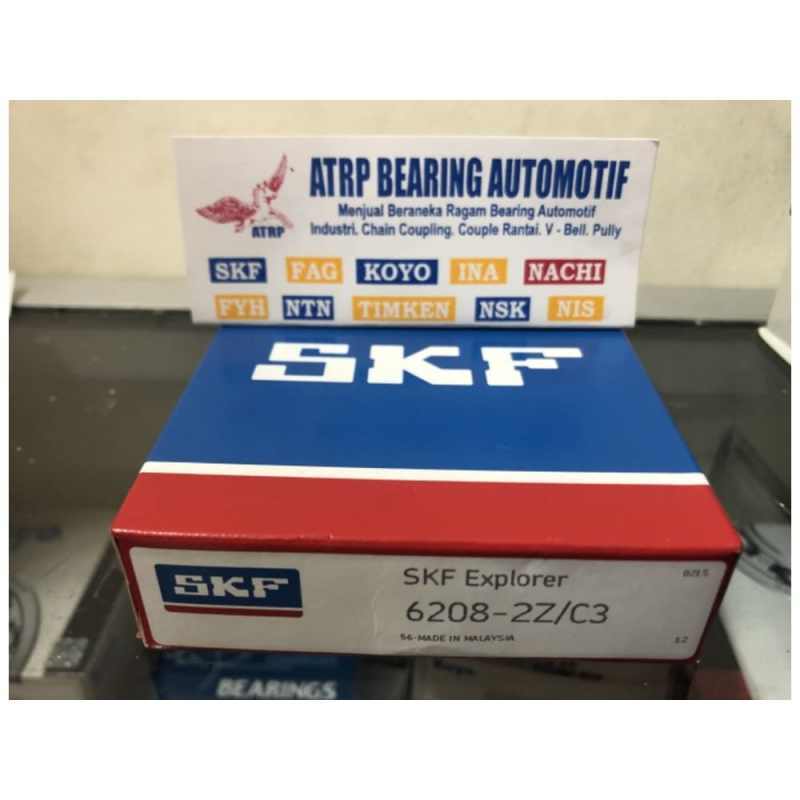 Jual Ball Bearing 6208 2Z/C3 Skf Kode 369 di Seller Permata Nusa
