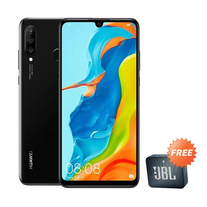Jual Huawei P30 Lite Smartphone - Black [128GB/ 6GB] Free