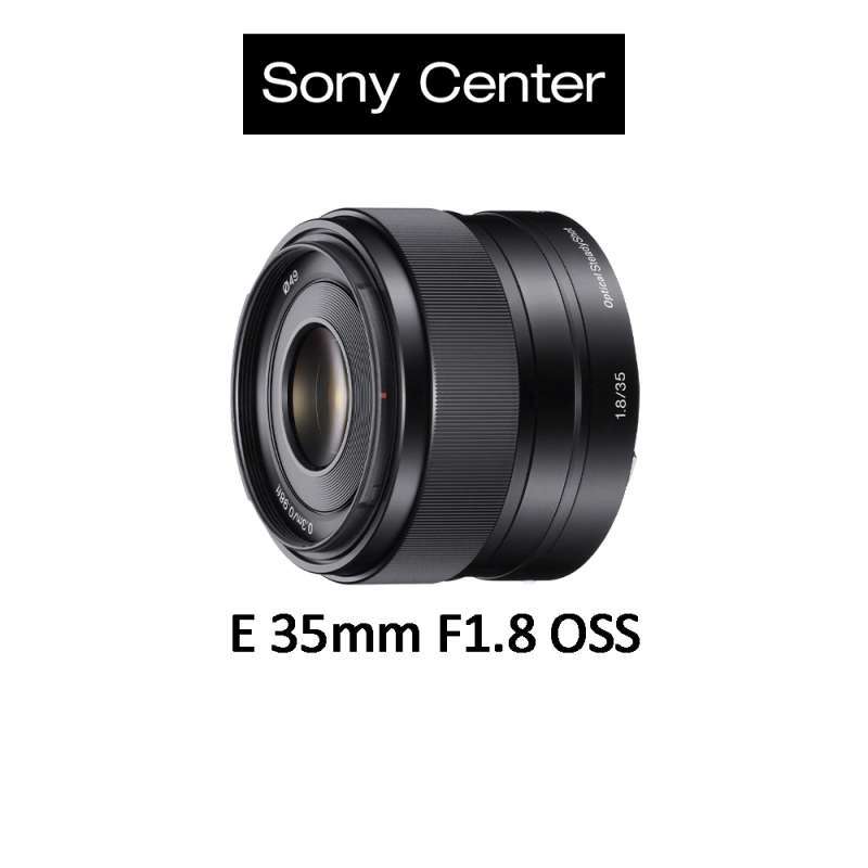 Promo SONY CENTER CAMERA SONY E 35mm F1.8 OSS [SEL35F18] Lensa kamera Hitam , garansi resmi