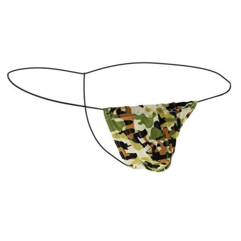 Promo 3xMen's Stylish Camouflage G-string Sexy Panties Mankini ...
