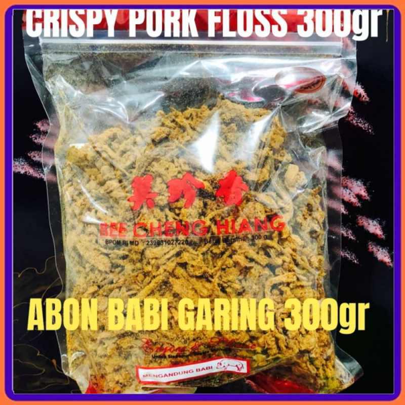 Promo Abon Bee Cheng Hiang Crispy Pork Floss /abon Babi Crispy 300 Gr