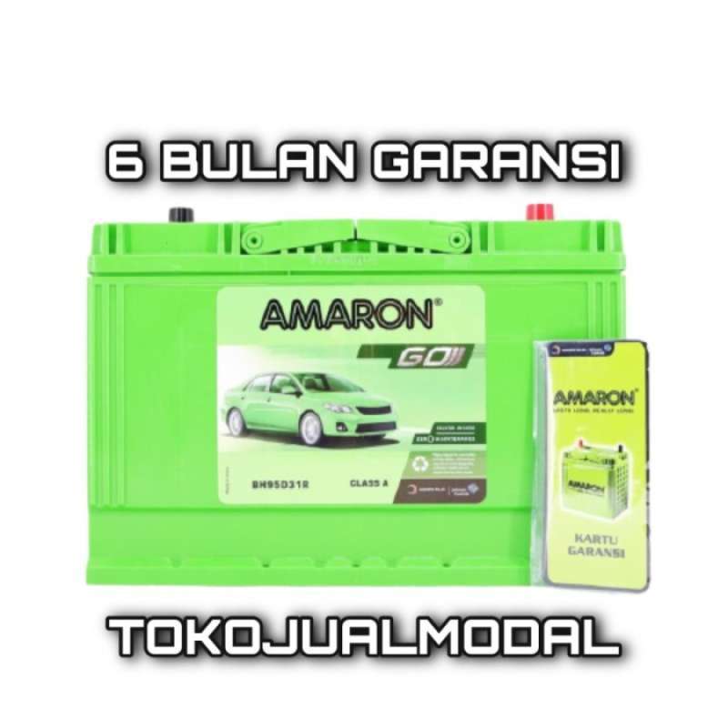 Jual AKI MOBIL FORD RANGER N70Z / 95D31R AMARON GO AKI KERING di Seller