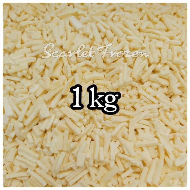 Jual KEJU MOZZARELLA SHREDDED 1KG SHREDDED MOZZARELLA CHEESE di