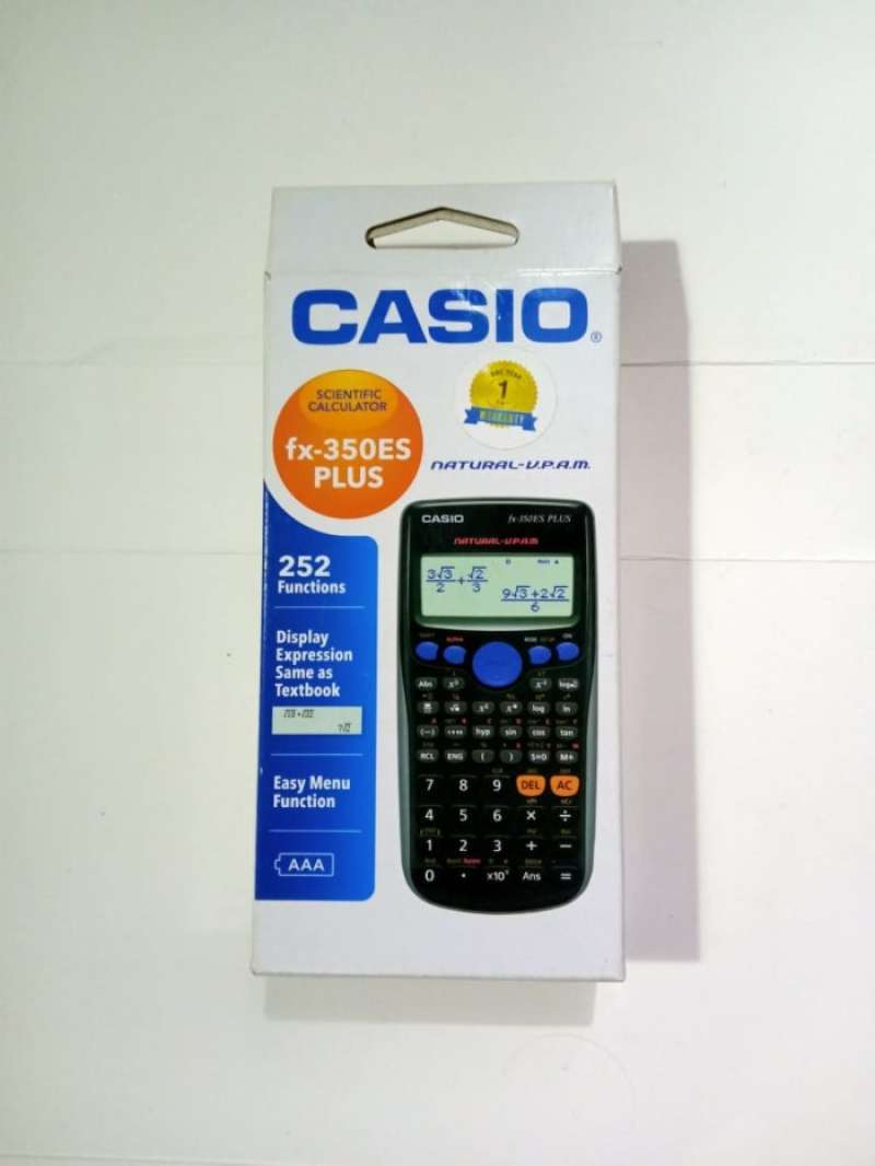 Jual Casio FX 350 ES PLUS Scientific Calculator Kalkulator Sekolah ...