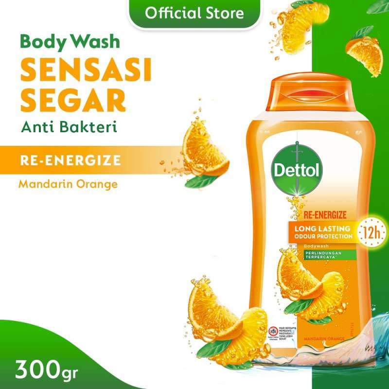 Jual Dettol Body Wash Bottle [300 g] Re Energize di Seller ADEKMUNGIL