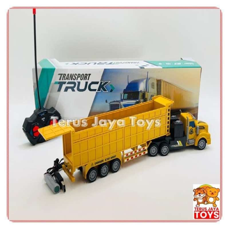 Jual MAINAN MOBIL DUMP TRUK BESAR REMOTE CONTROL / TRUCK SAMPAH RC NEW