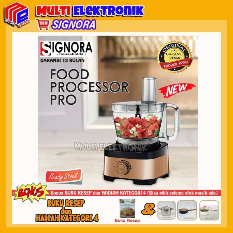 Jual Food Processor Pro Signora Tanpa Cubic Cutter/ Aksesoris Pemotong