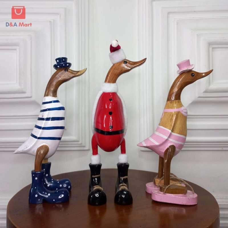 Promo HIASAN PAJANGAN MEJA UNIK KERAJINAN PATUNG BEBEK LUCU HOME DECOR