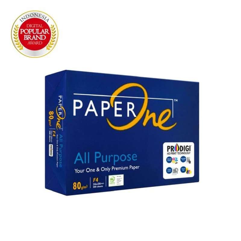 Jual Paperone Kertas F4 80gr All Purpose 1 Ream 500 Lembar Di Seller ...