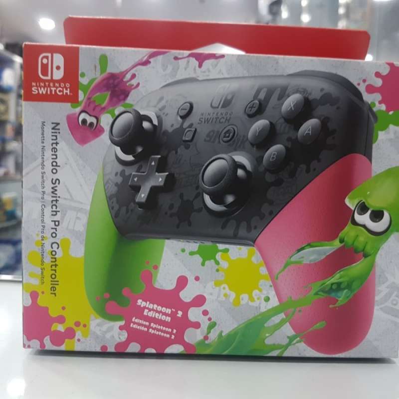 Jual Nintendo Switch Pro Controller Splatoon Edition di Seller Play ...