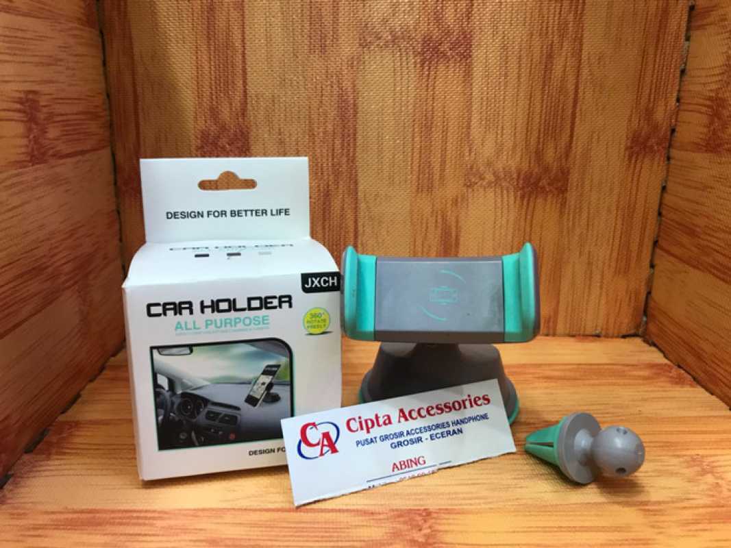 Jual Car Holder Mobil All Purpose JXCH 360 Derajat Tempel Di Dasbord di