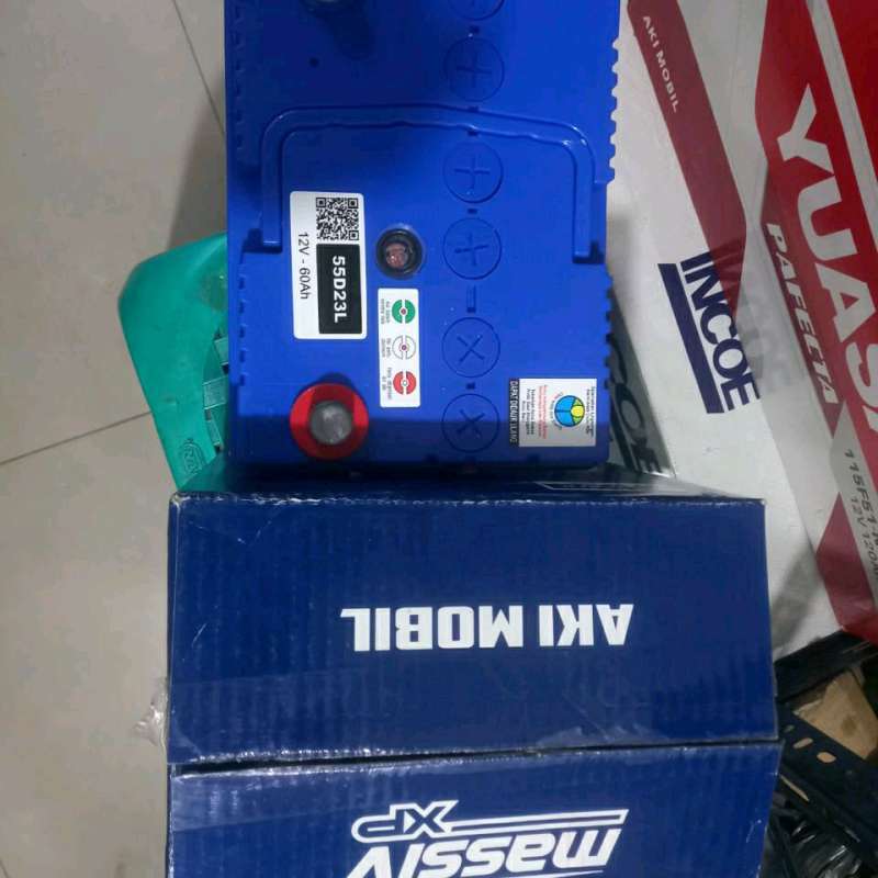 Jual Aki mobil basah massiv xp 55d23l 12v 55ah toyota innova, toyota