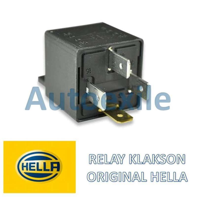 Jual Hella Original Relay Klakson 12V 30W Kaki 4Pin Bisa untuk Motor