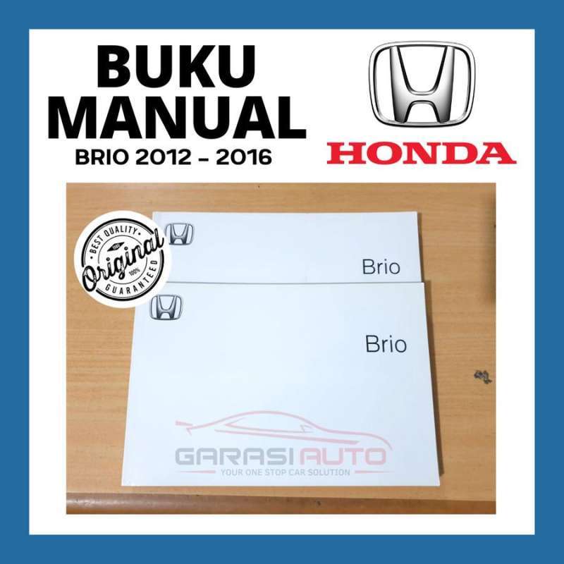 Jual Manual Book HONDA BRIO 2012 2016 Original Buku Panduan Pedoman