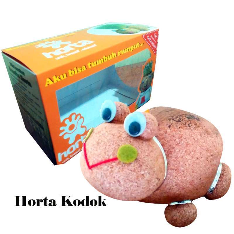 Jual Mainan Anak Unik & Edukatif Boneka Rumput Horta Kodok - Paket ...