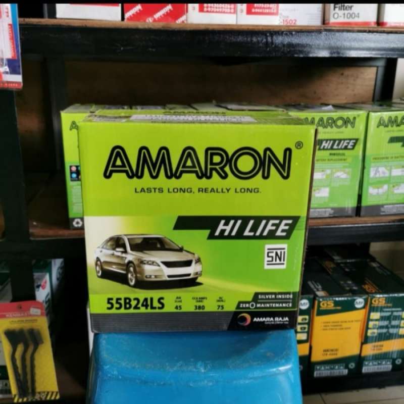 Jual AKI BATERAI KERING AMARON NS60LS/55B24LS MOBIL CRV HRV YARIS VIOS