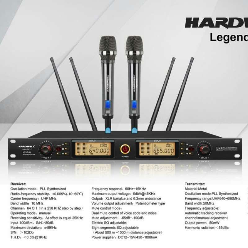Jual Mic Wireless Hardwell Legendary1 Mic Terbaik Di Seller Sun