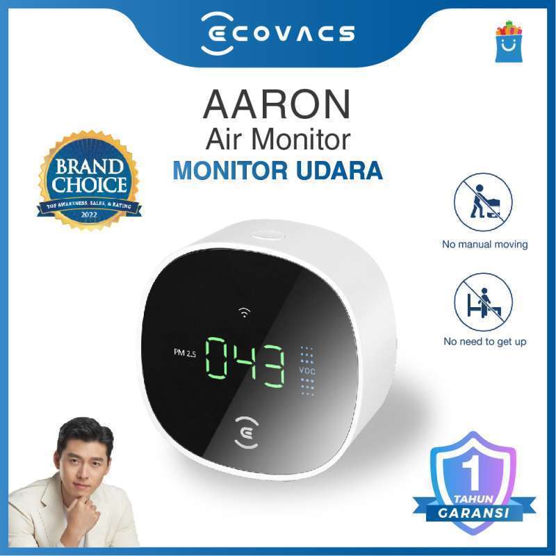 Jual WILBEX Ecovacs AARON Air Quality Monitor Deteksi Pengukur Kualitas Udara di Seller