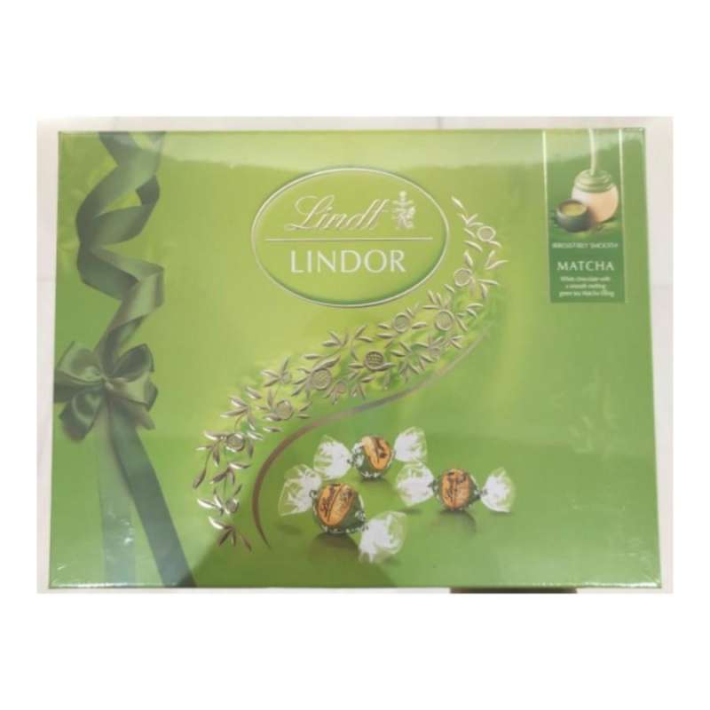 Jual Coklat Lindt Lindor Matcha Chocolate White Smooth Green Tea Fill
