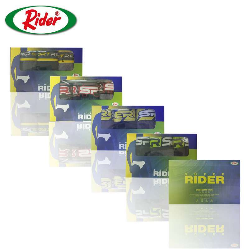 Promo Rider Sport Brief Assorted R999BN - Celana Dalam pria 1 box isi