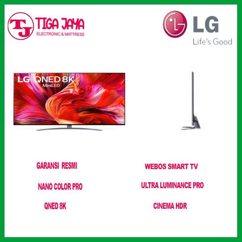 Jual LG 75QNED96 SMART 75 inch 8K mini LED Quantum Dot + NanoCell