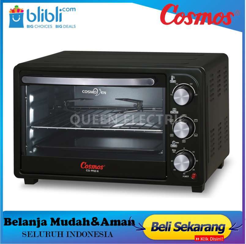 Jual Cosmos Oven Low Watt Co 9923 R 23 Liter roti series garansi resmi