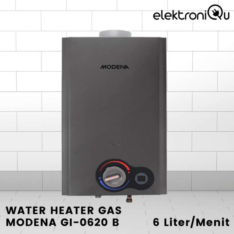 Jual WATER HEATER MODENA GI0620 B GAS 6L/MENIT di Seller elektroniQu