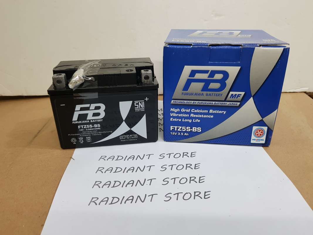 Jual Aki Motor Furukawa Ftz5s-bs Aki Motor Matic Di Seller Radiant
