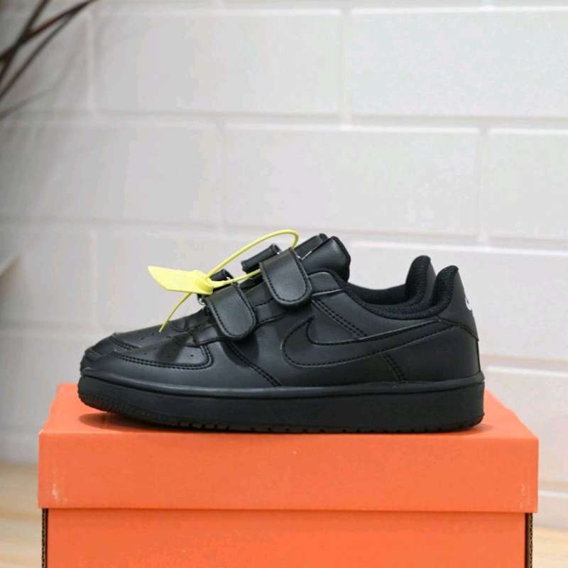 black velcro nikes