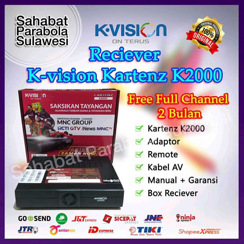 Jual RECEIVER KVISION CARTENZ K2000 di Seller Sahabat parabola