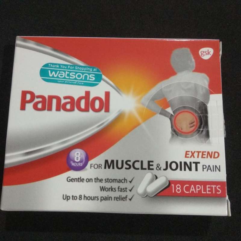 Jual Panadol Singapore Extend For Muscle & Joint Pain 18 Tablets di Seller PALANG MERAH STORE