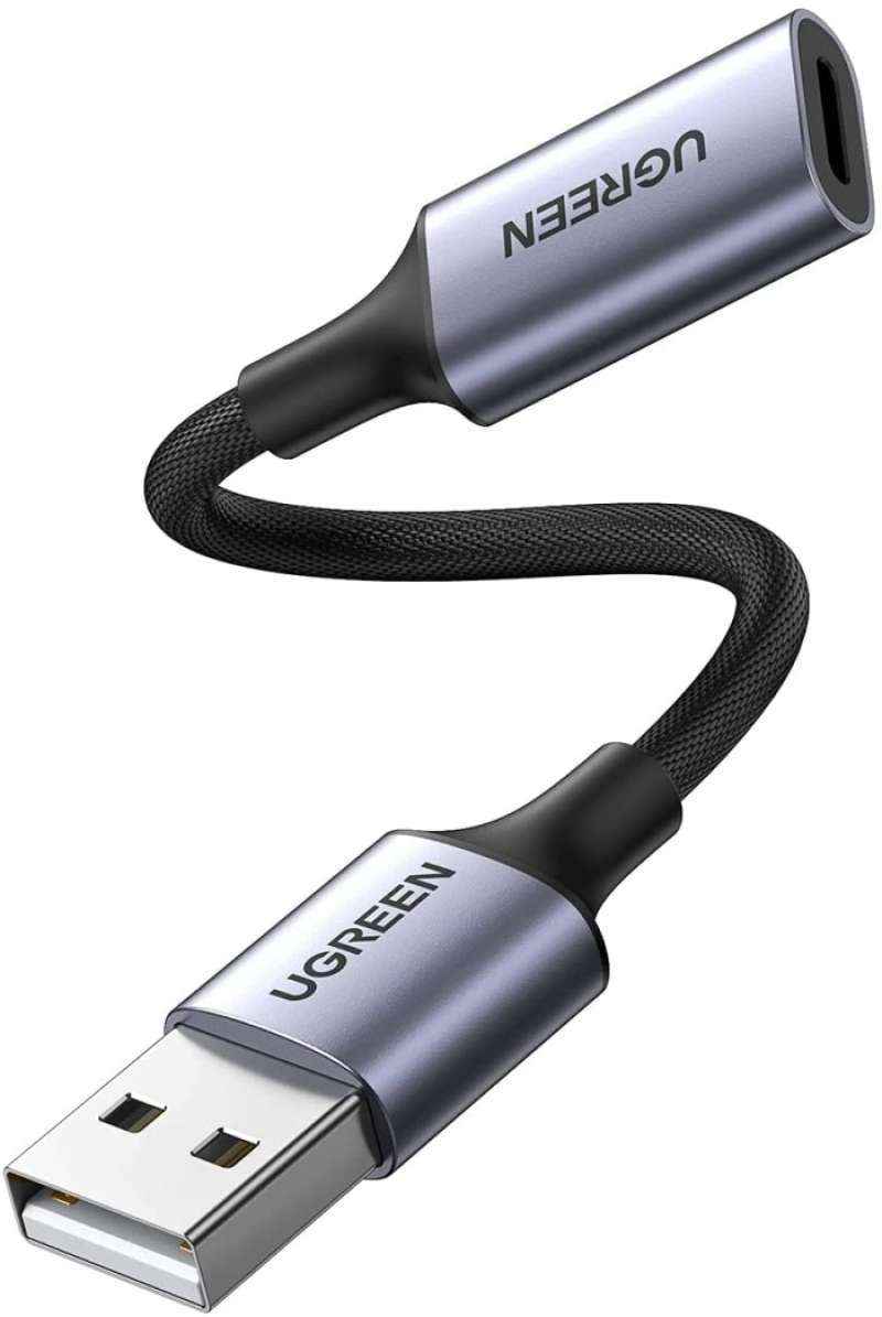 Jual Ugreen Mfi Usb A Male To Lightning Female Headset Converter Alu