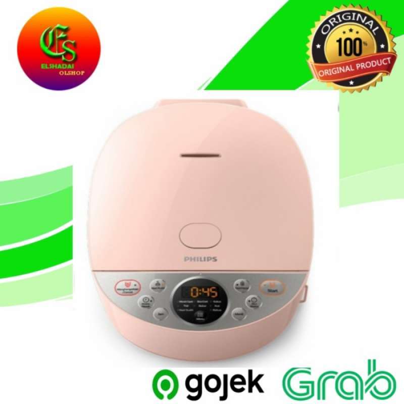 Jual Philips Digital Rice Cooker 1.8l Hd4515/85 Pink/green Di Seller