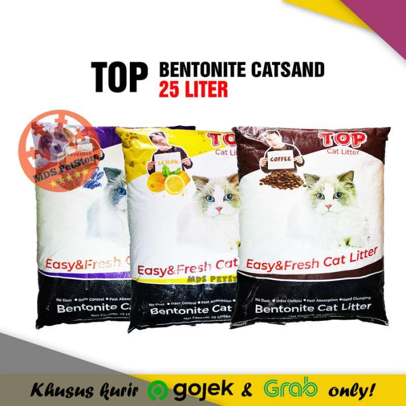 Promo TOP Cat Litter 25 Liter pasir kucing catsand 25liter ltr 20 kg