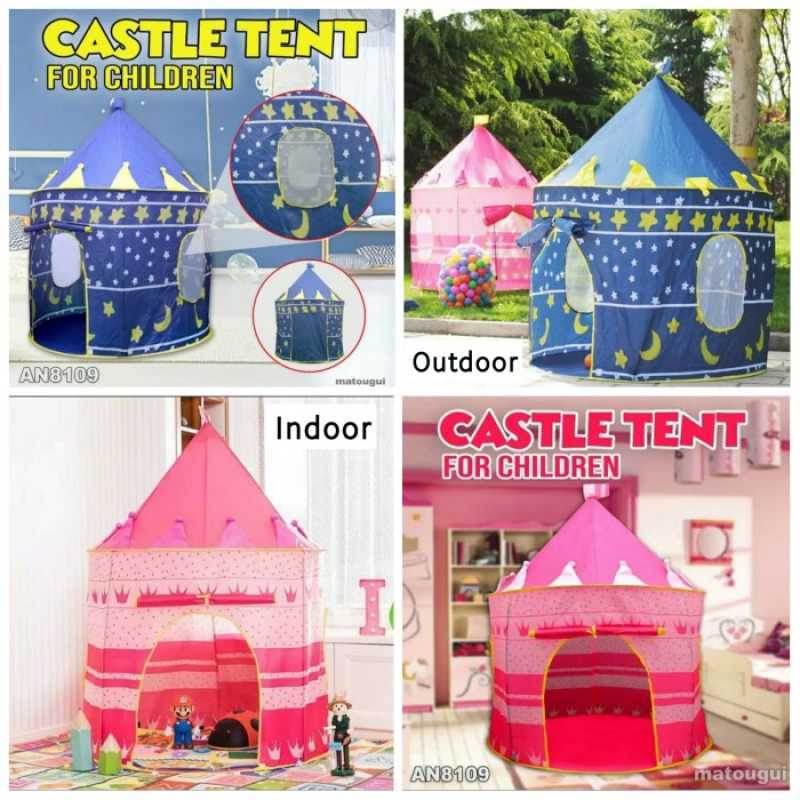 Promo TENDA ANAK CASTLE JUMBO KASTIL Mainan Anak Rumah Rumahan Lipat di