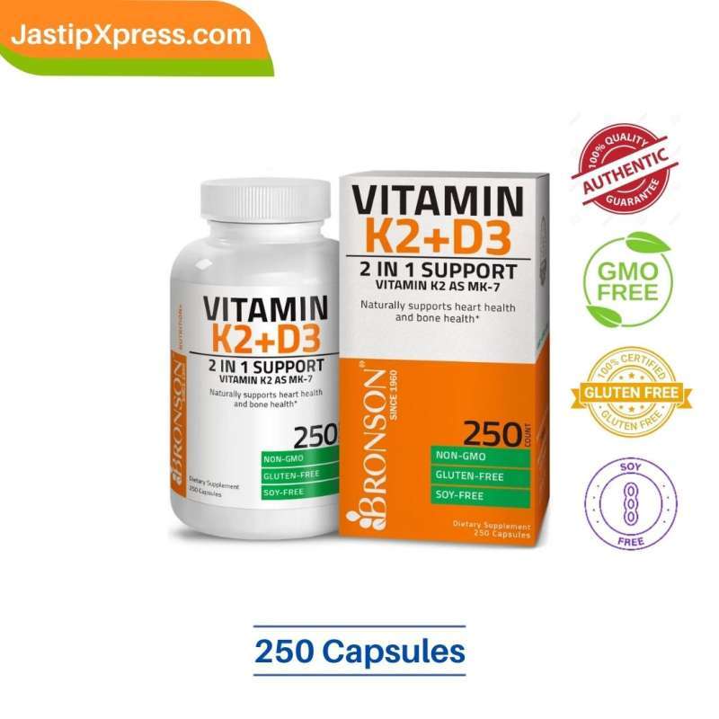 Jual Bronson Vitamin K2 + D3 250 Kapsul di Seller Jastip Xpress