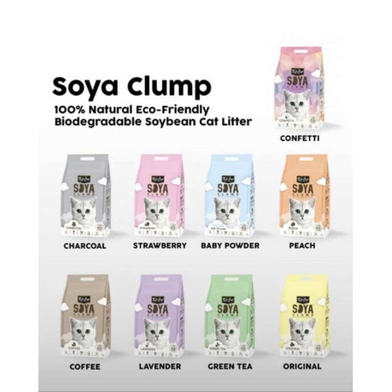 Jual PROMO KITCAT SOYA CLUMP CAT LITTER 7 LITER PASIR KUCING KIT CAT