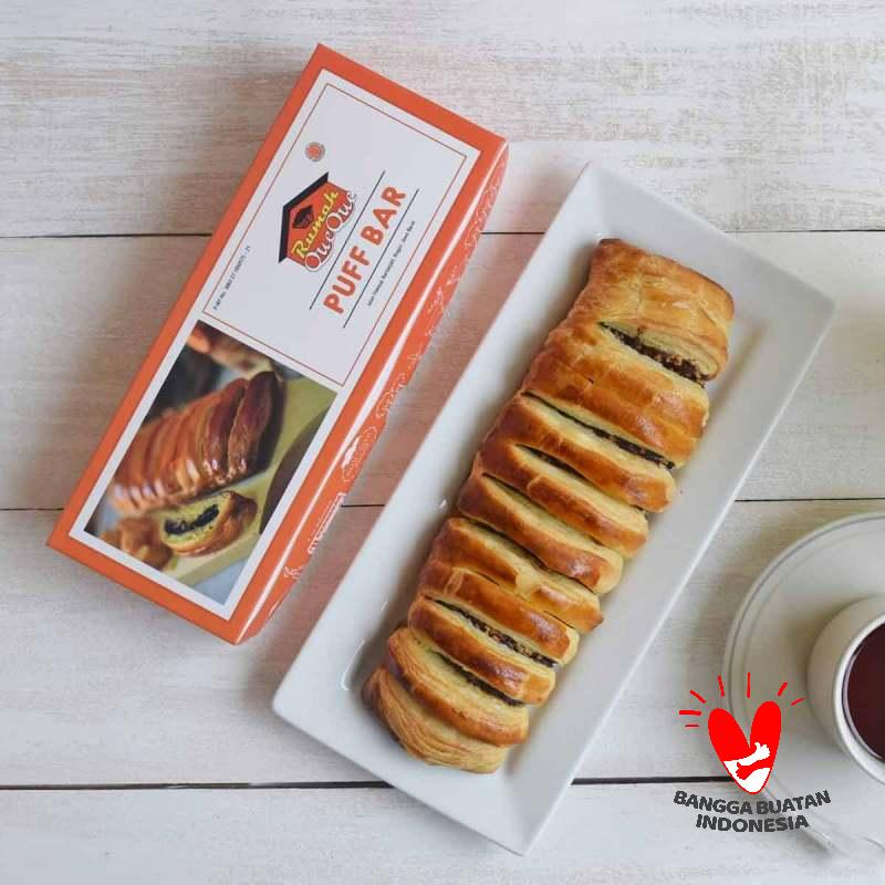 Jual Rumah QueQue Puff Bar Isi Coklat Kacang [350 g] di Seller UMKM