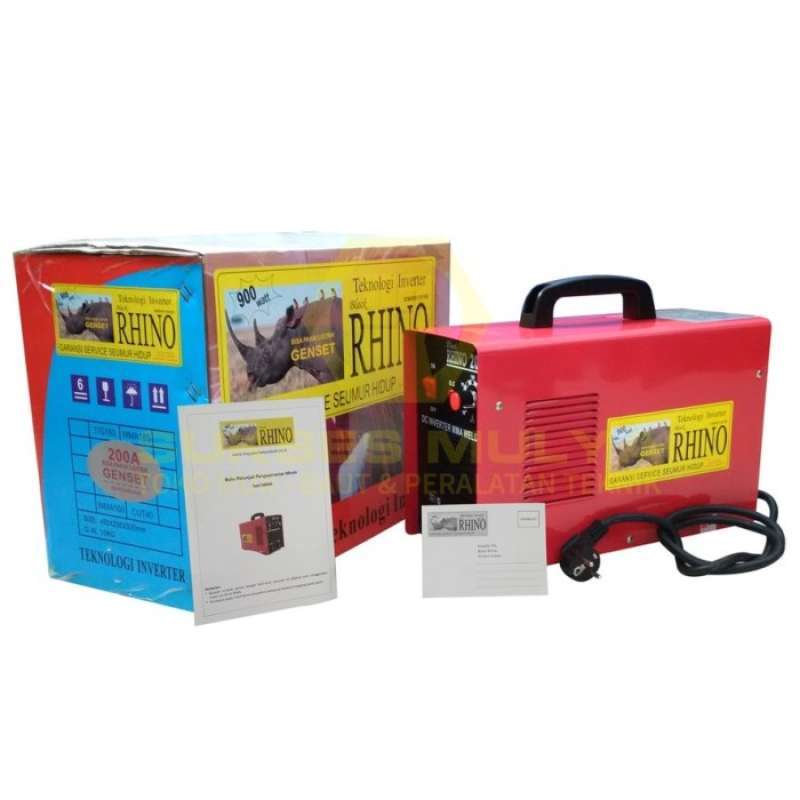 Promo TRAFO LAS 200 A - RHINO Mesin Las 200A Inverter Technology MMA