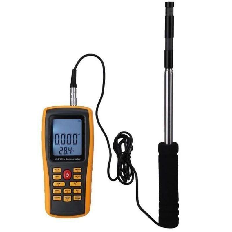 Jual New Anemometer Digital LCD Wire Hot Thermistor Thermal di Seller