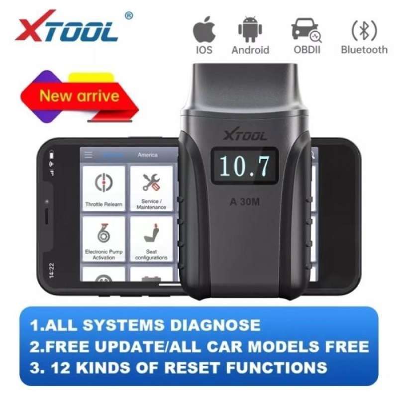 Jual XTOOL Anyscan A30M Full System Diagnostic OBD2 Tools Work with IOS ...