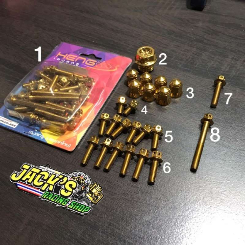 Promo Baut bak mesin ninja r dan rr full mesin satu paket mesin Diskon