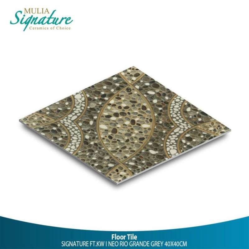 Jual KERAMIK 40X40 NEO RIO GRANDE GREY MATT MULIA TILE di Seller