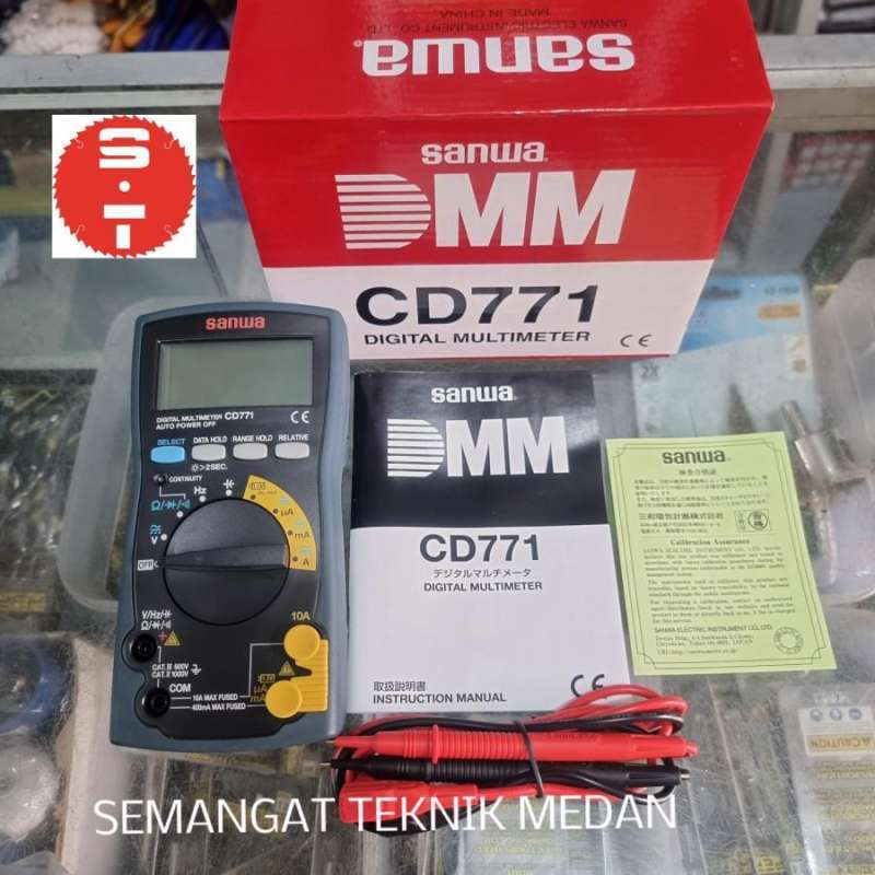 Jual CD771 DIGITAL MULTIMETER MULTITESTER AVOMETER SANWA CD 771 CD771