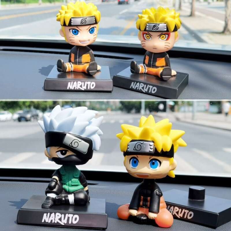 Promo Dashboard Mobil Figure Naruto Bobble head Pajangan Kepala Goyang