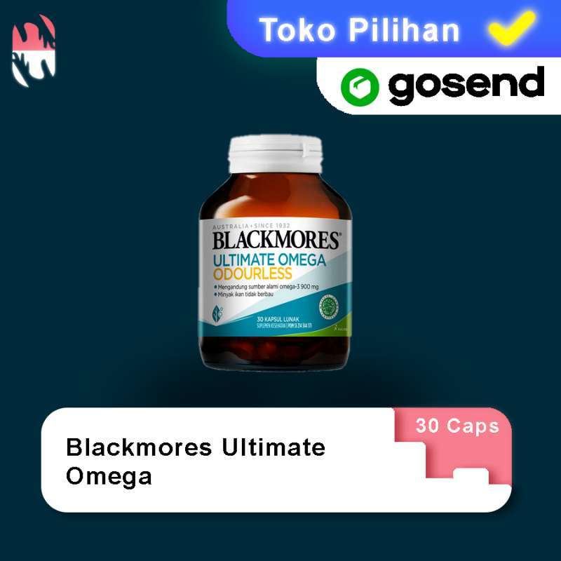 Jual Blackmores Ultimate Omega Odourless / Suplemen Omega 3 (30caps) di Seller Vitamin Indonesia