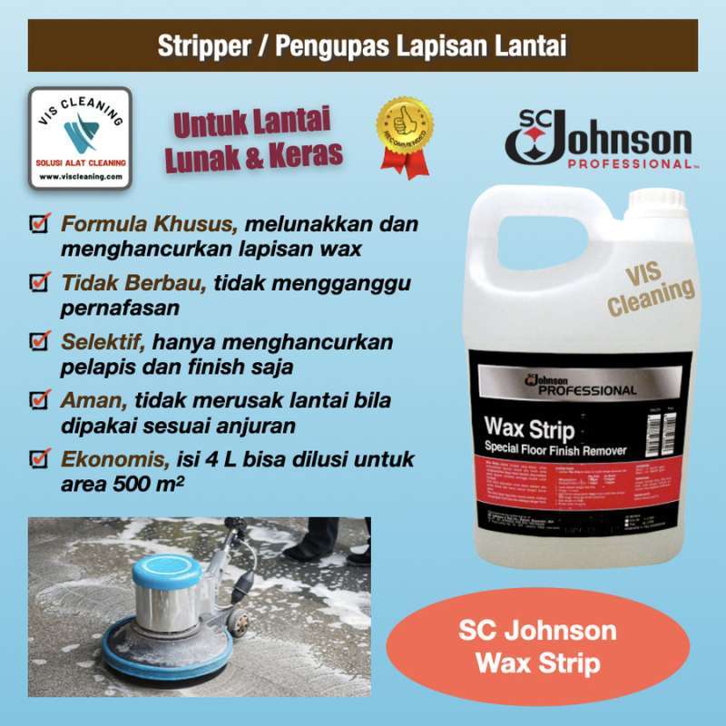 Jual Sc Johnson Wax Strip Pengupas Lapisan Lantai ( 4 L ) Di Seller