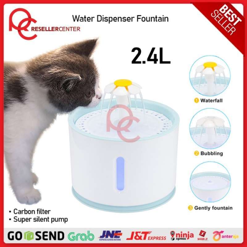 Jual Water Dispenser Fountain Tempat Minum Anjing Kucing 2.4 Liter