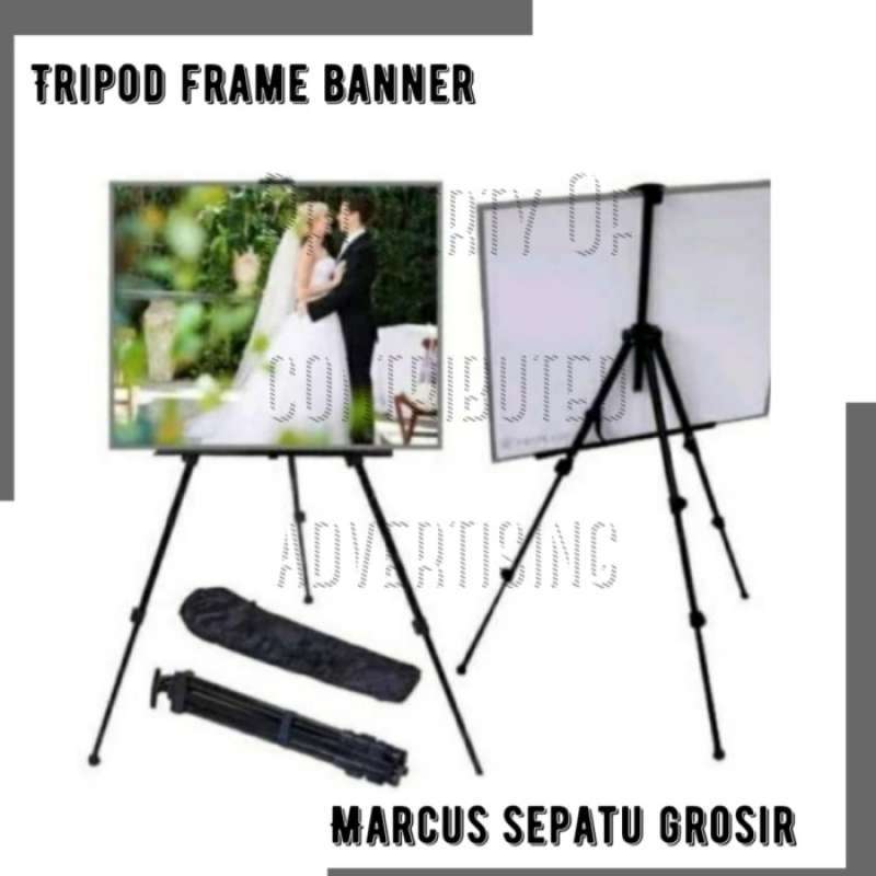 Promo frame stand / Tripod Banner /Tripod foto / Stand foto standing